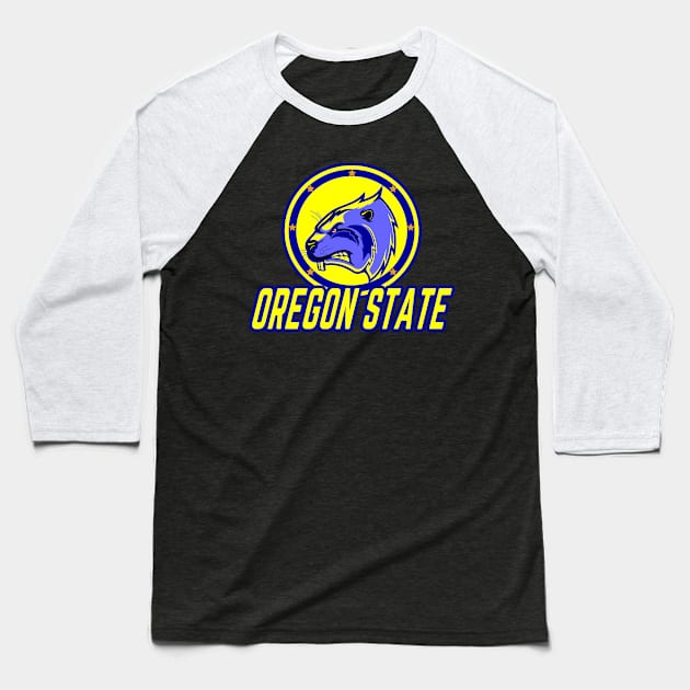 Oregon state t shirt Baseball T-Shirt by Narot design shop